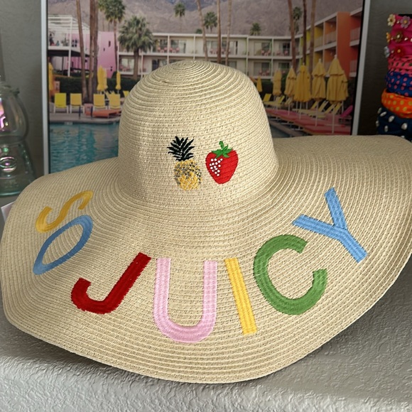 JUICY COUTURE STRAW HAT NWT main image 11